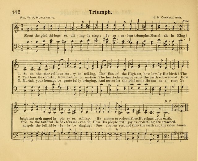 Our Song Book: a collection of songs selected and edited expressly for the Sunday School of the First Baptist Peddie Memorial Church, Newark, N. J. page 141