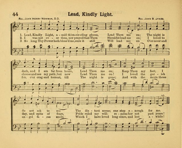 Our Song Book: a collection of songs selected and edited expressly for the Sunday School of the First Baptist Peddie Memorial Church, Newark, N. J. page 43