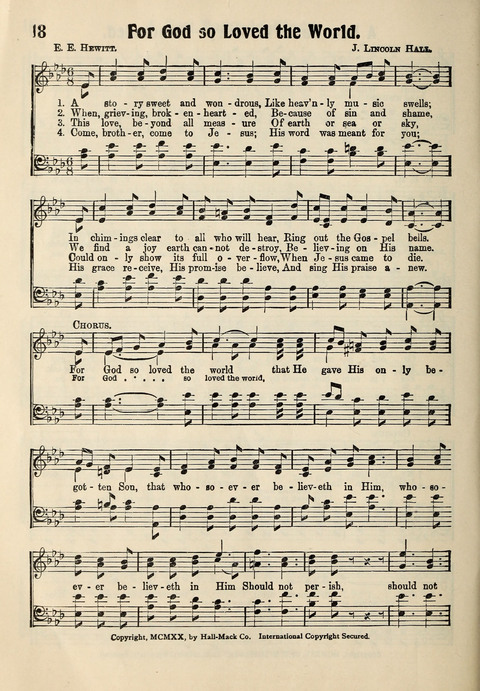Old Songs of the Church page 18