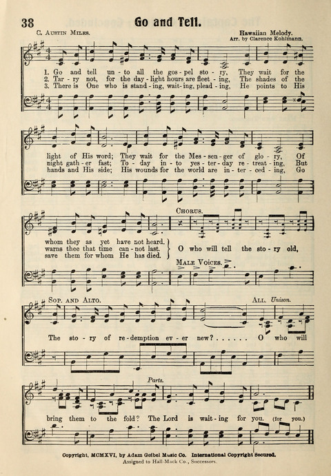 Old Songs of the Church page 38