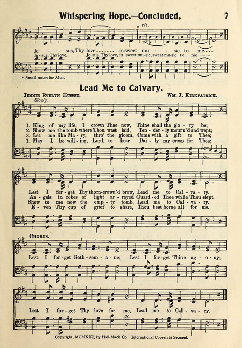 Old Songs of the Church page 7