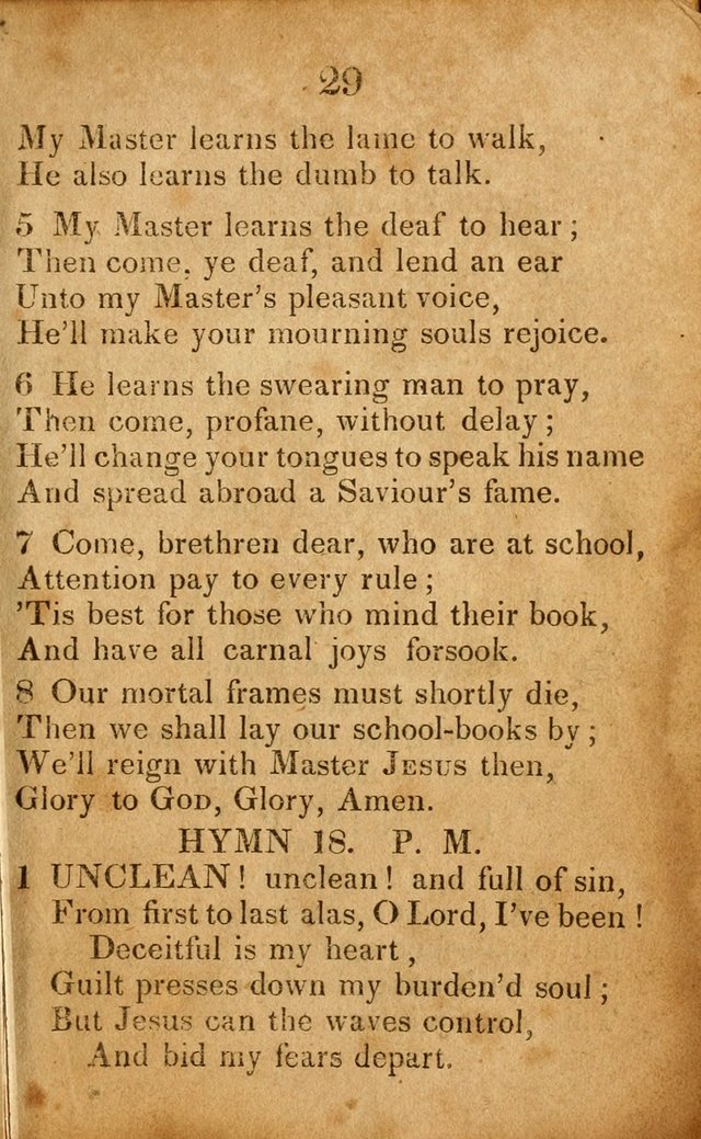 Original and Select Hymns, and Sacred Pindoric Odes., few of which have ever been published (1st. ed.) page 29