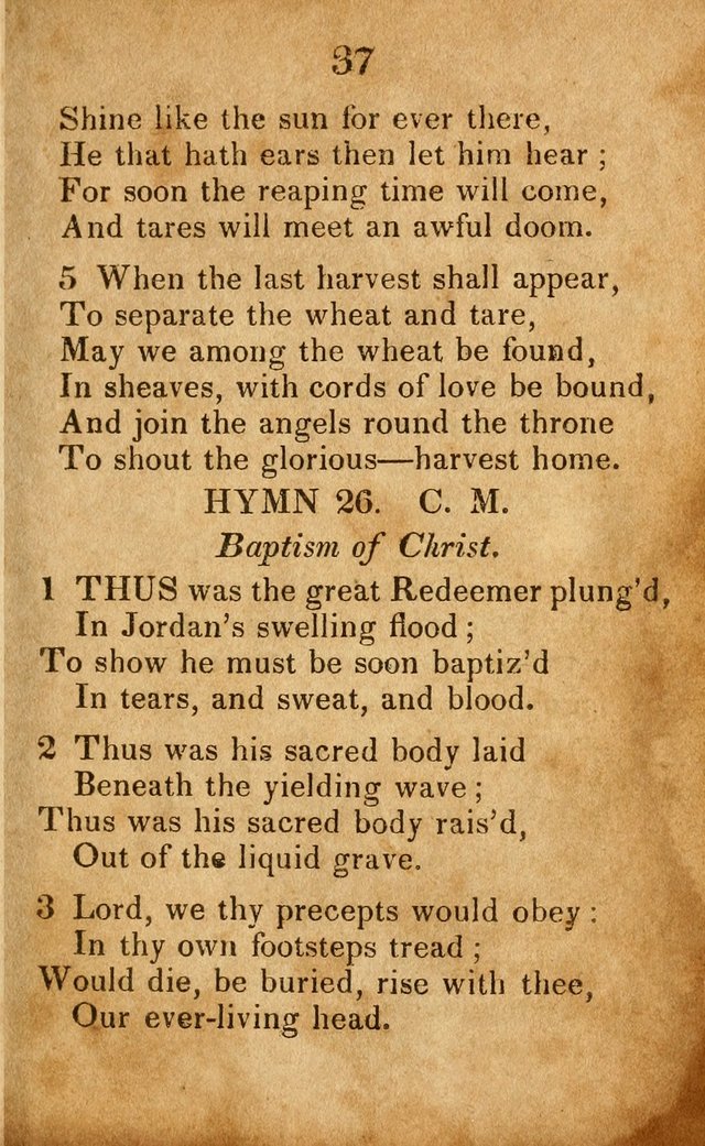 Original and Select Hymns, and Sacred Pindoric Odes., few of which have ever been published (1st. ed.) page 37