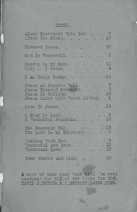 O Sing unto the Lord a New Song No. 2: a group of songs page 36