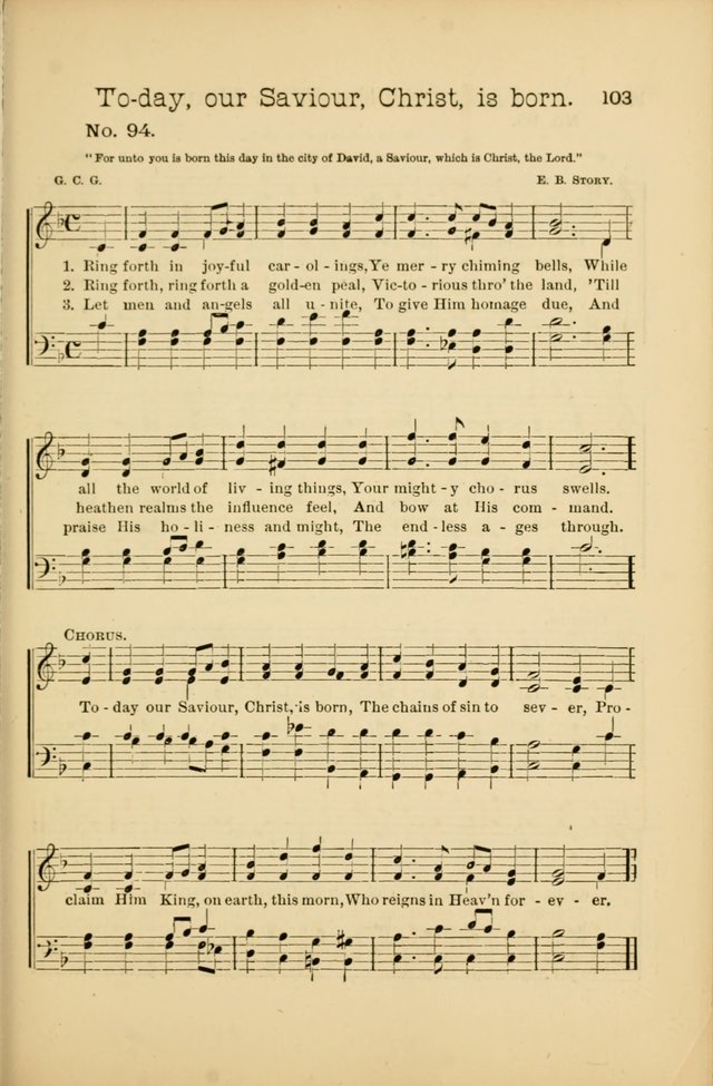 Our Sunday School: for the Sunday school and social meetings page 103