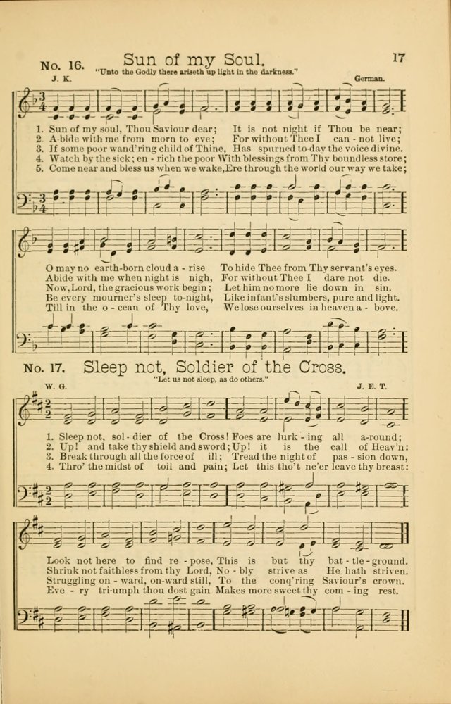 Our Sunday School: for the Sunday school and social meetings page 17