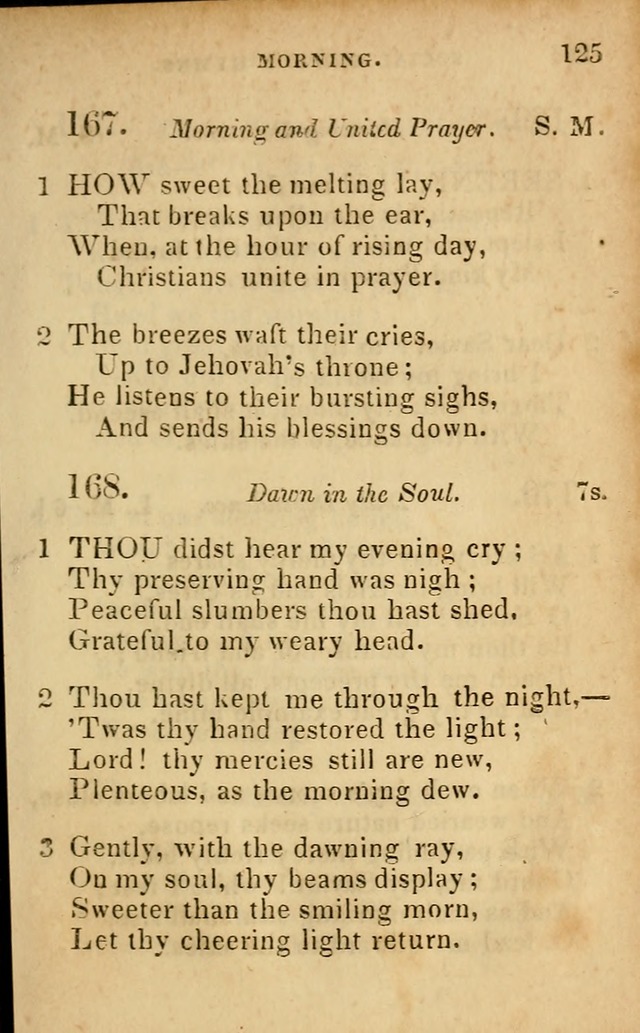 Oberlin social & sabbath school hymn book page 125