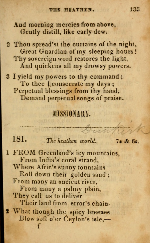 Oberlin social & sabbath school hymn book page 133