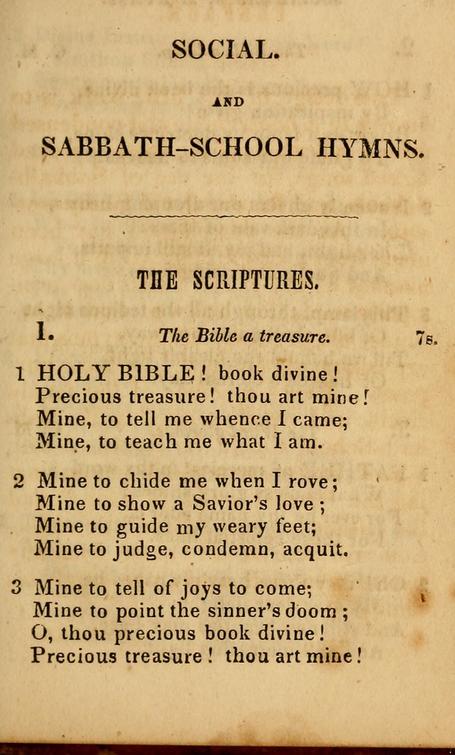 Oberlin social & sabbath school hymn book page 3
