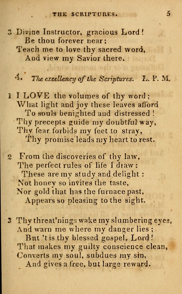 Oberlin social & sabbath school hymn book page 5