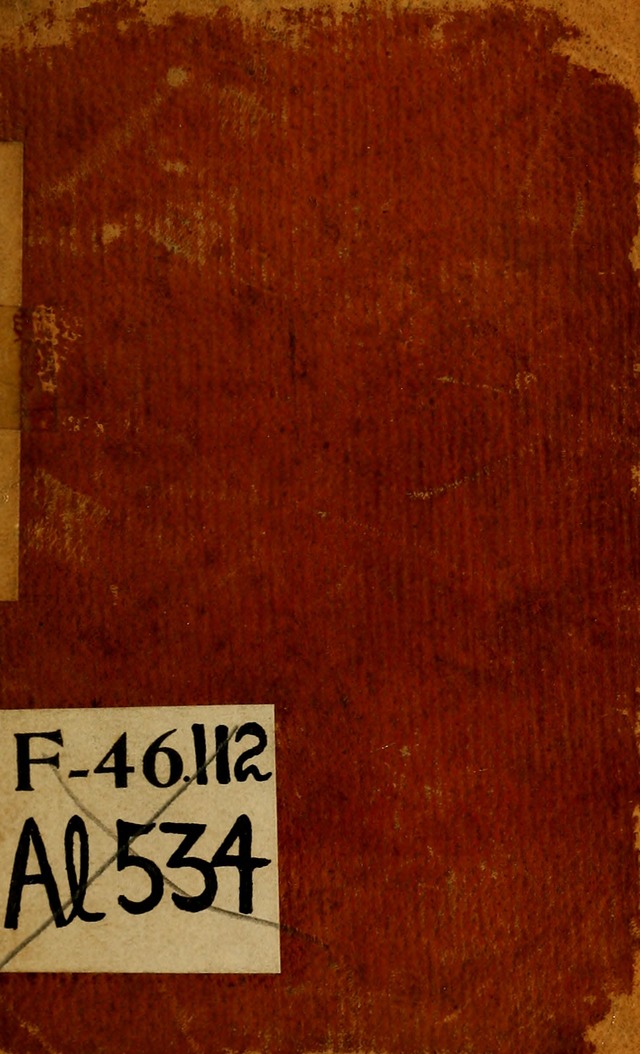 Oberlin social & sabbath school hymn book page cover
