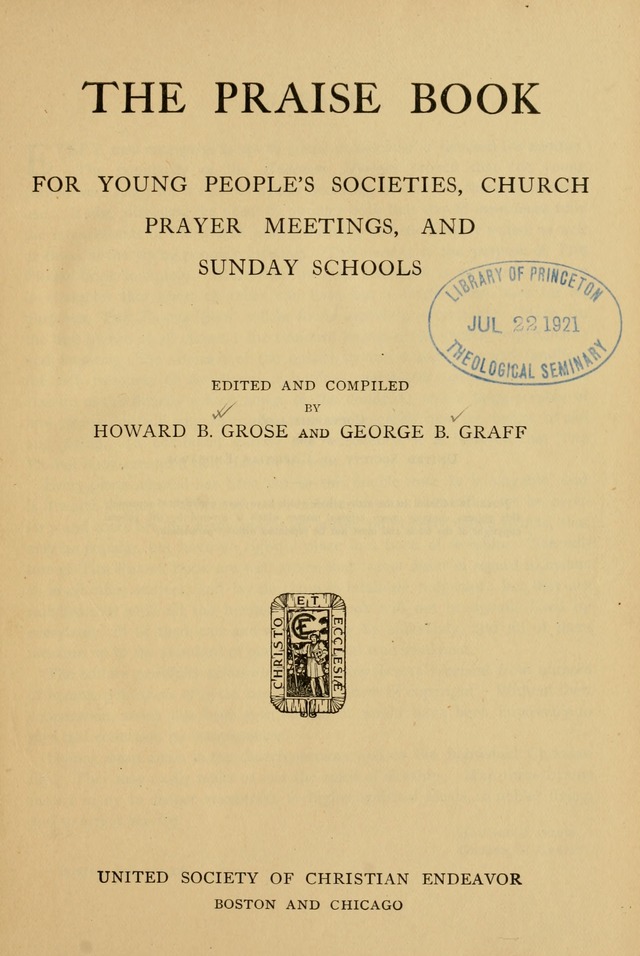 The Praise Book: for Young People