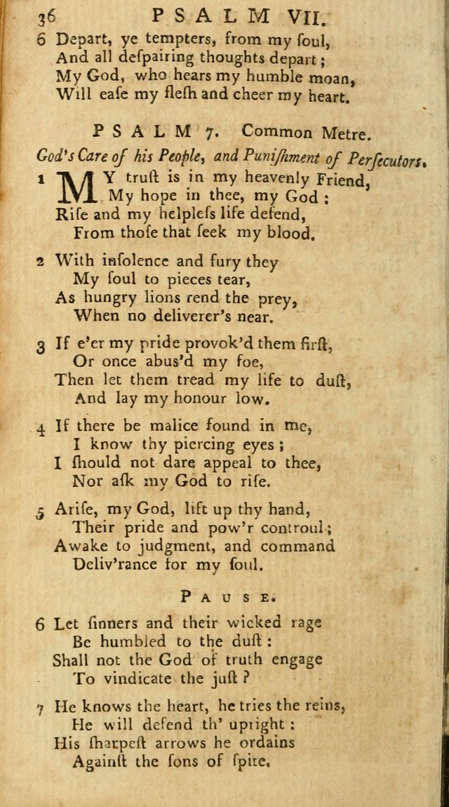 Psalms: carefully suited to the Christian worship in the United States of America: being an improvement of the old versions of the Psalms of David page 12