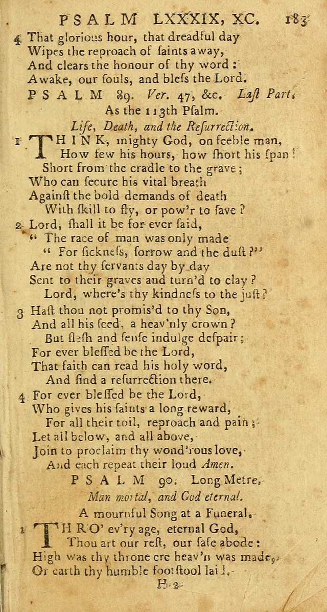 Psalms: carefully suited to the Christian worship in the United States of America: being an improvement of the old versions of the Psalms of David page 159