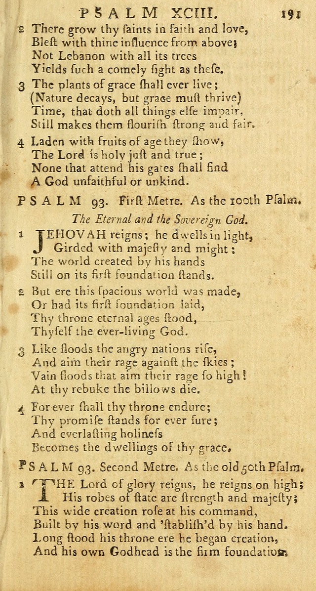 Psalms: carefully suited to the Christian worship in the United States of America: being an improvement of the old versions of the Psalms of David page 167