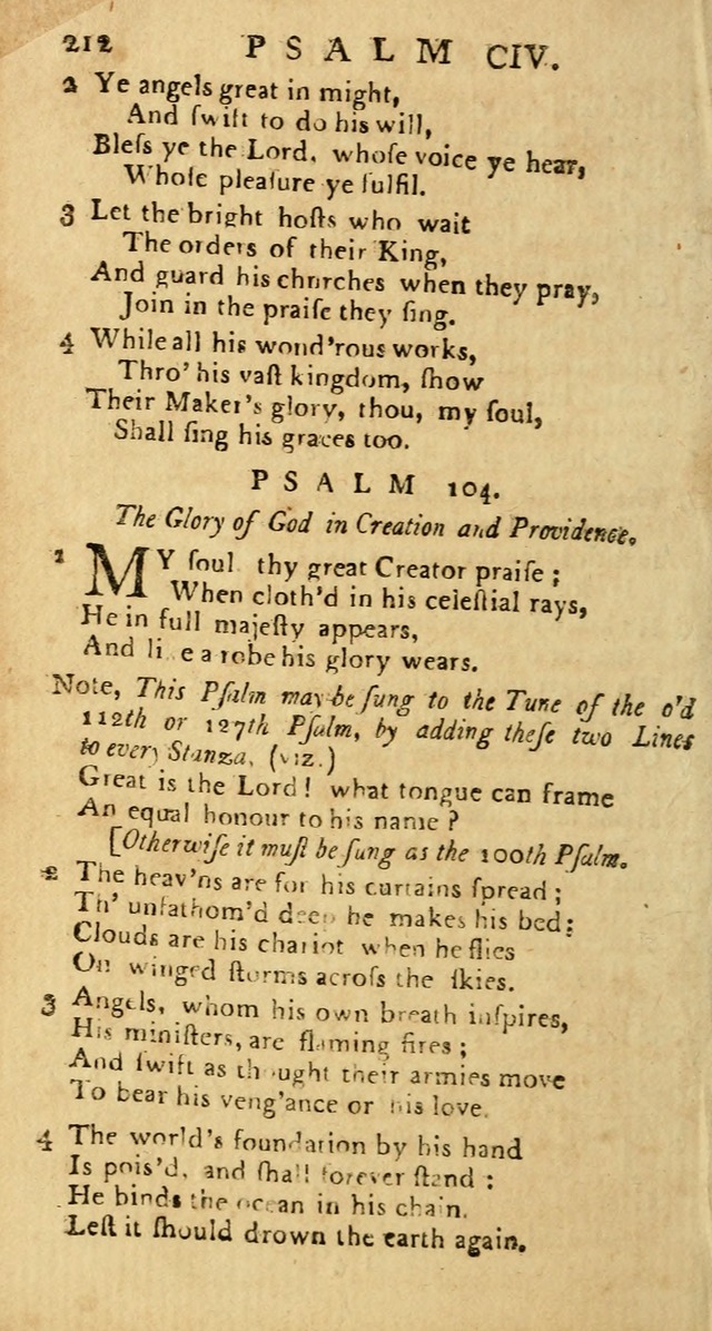 Psalms: carefully suited to the Christian worship in the United States of America: being an improvement of the old versions of the Psalms of David page 188