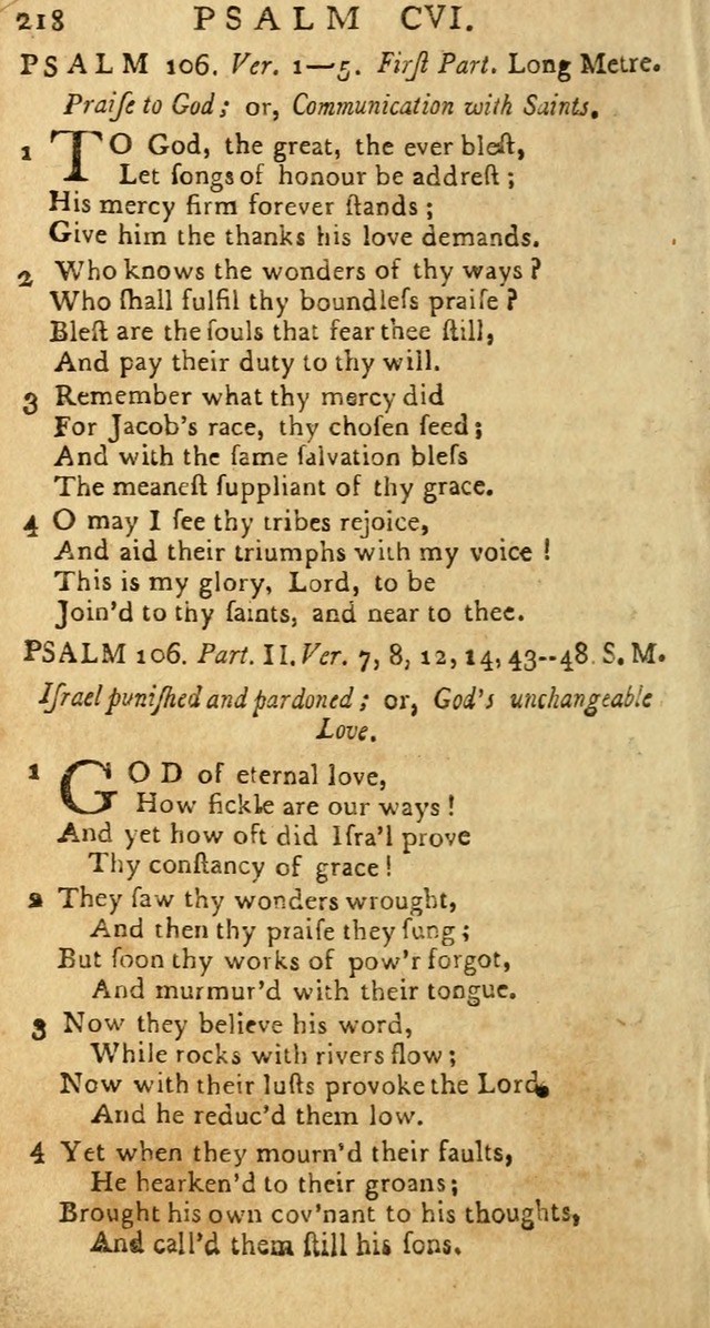 Psalms: carefully suited to the Christian worship in the United States of America: being an improvement of the old versions of the Psalms of David page 194