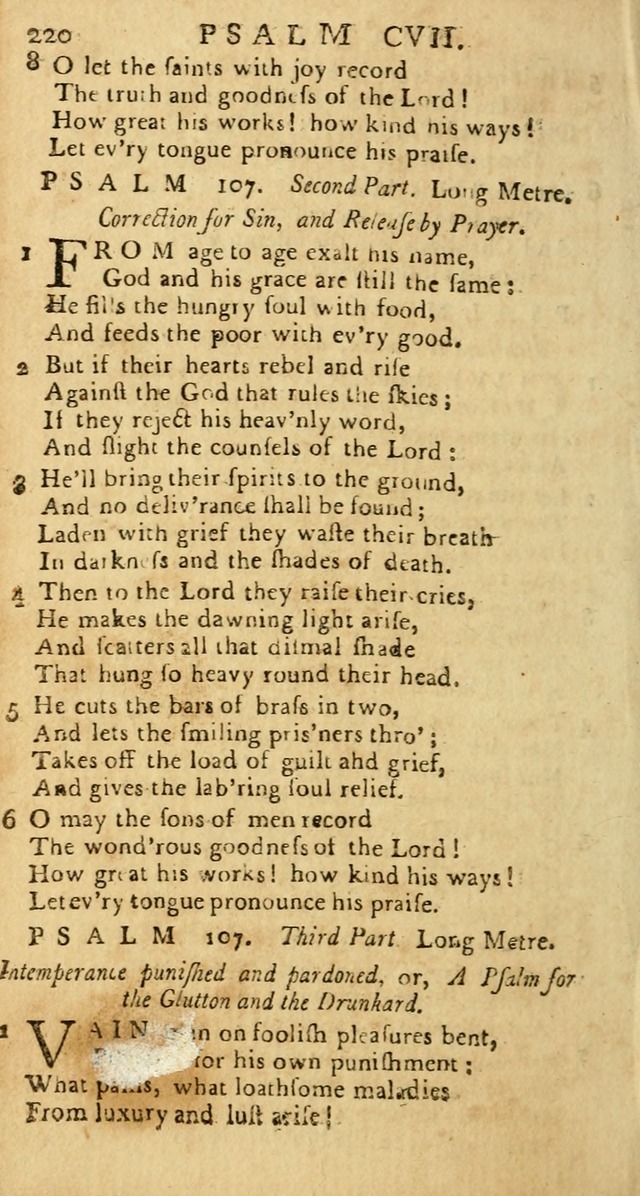 Psalms: carefully suited to the Christian worship in the United States of America: being an improvement of the old versions of the Psalms of David page 196