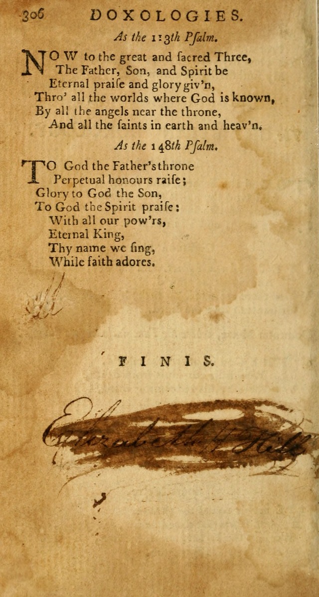 Psalms: carefully suited to the Christian worship in the United States of America: being an improvement of the old versions of the Psalms of David page 282