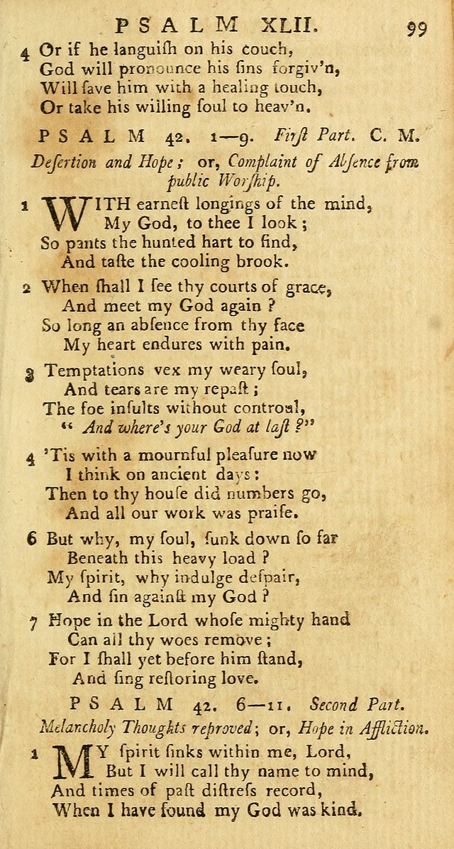 Psalms: carefully suited to the Christian worship in the United States of America: being an improvement of the old versions of the Psalms of David page 75