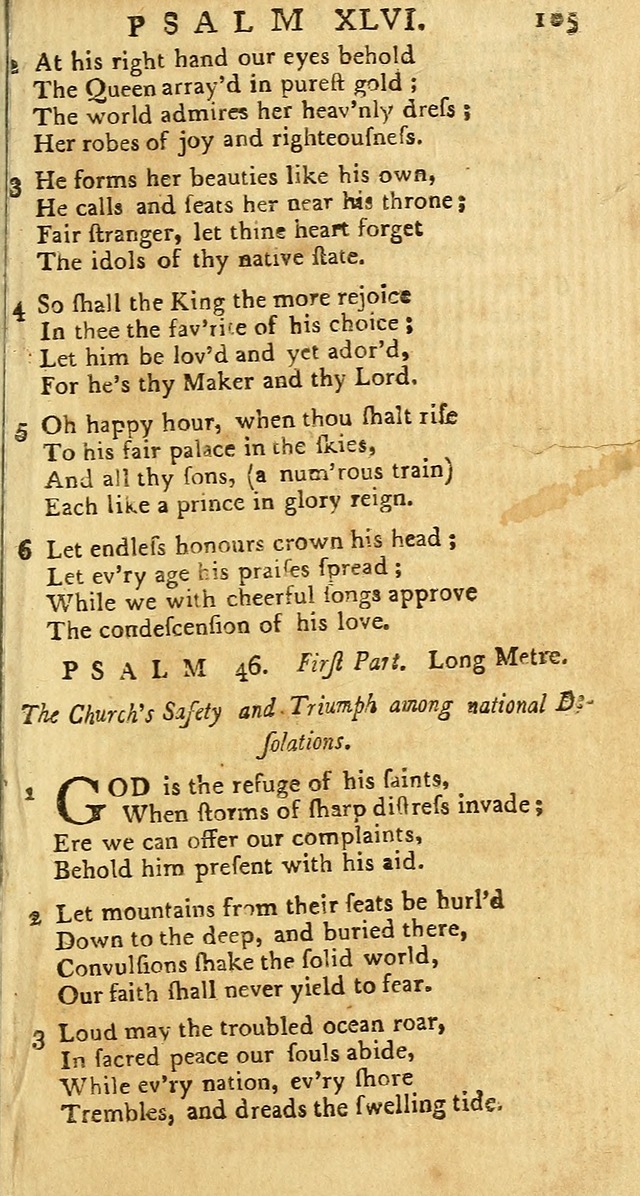 Psalms: carefully suited to the Christian worship in the United States of America: being an improvement of the old versions of the Psalms of David page 81