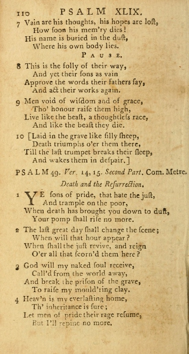 Psalms: carefully suited to the Christian worship in the United States of America: being an improvement of the old versions of the Psalms of David page 86