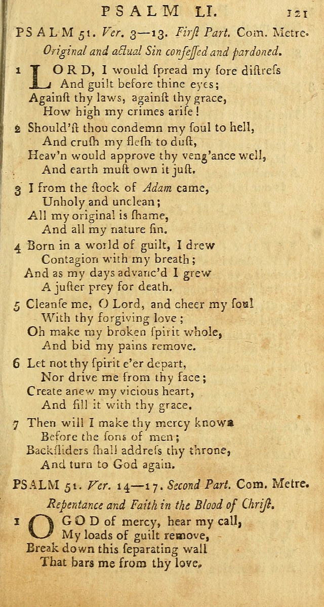 Psalms: carefully suited to the Christian worship in the United States of America: being an improvement of the old versions of the Psalms of David page 97