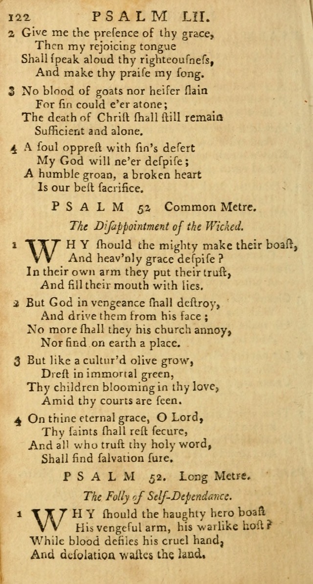 Psalms: carefully suited to the Christian worship in the United States of America: being an improvement of the old versions of the Psalms of David page 98