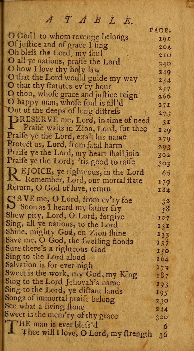 Psalms, carefully suited to the Christian worship in the United States of America: being an improvement of the old version of the Psalms of David ; allowed by the reverend Synod of New York and Philad page 323