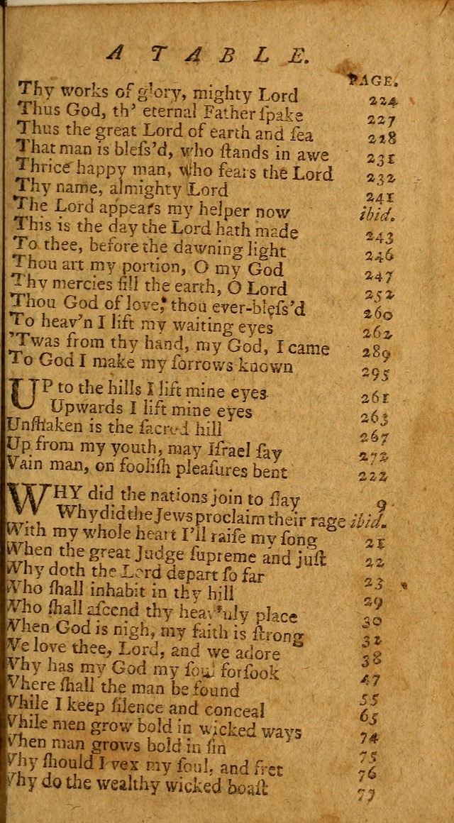 Psalms, carefully suited to the Christian worship in the United States of America: being an improvement of the old version of the Psalms of David ; allowed by the reverend Synod of New York and Philad page 325