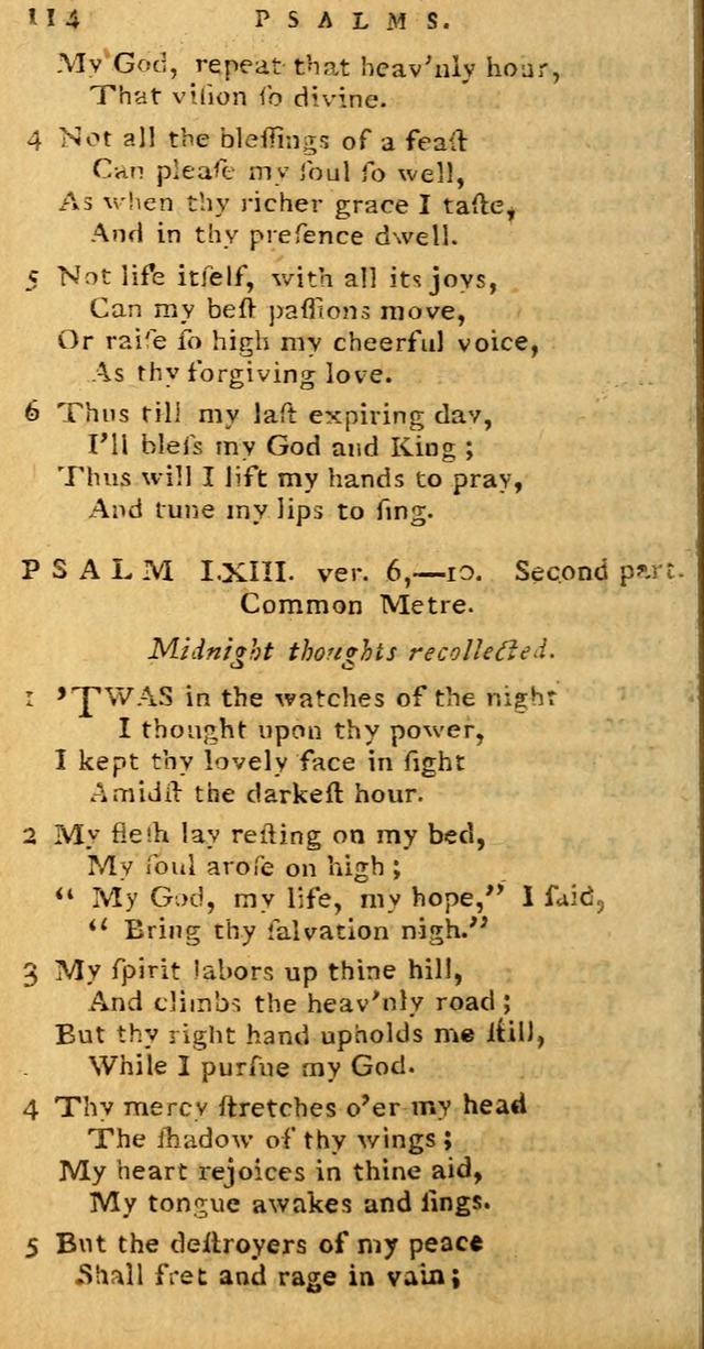 Psalms carefully suited to the Christian worship in the United States of America: being Dr. Watts