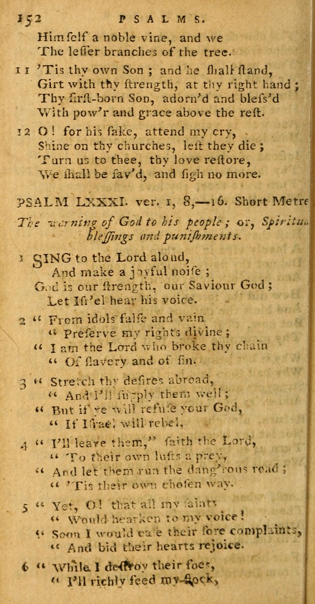 Psalms carefully suited to the Christian worship in the United States of America: being Dr. Watts