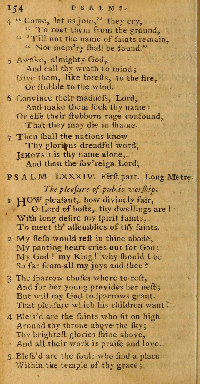 Psalms carefully suited to the Christian worship in the United States of America: being Dr. Watts