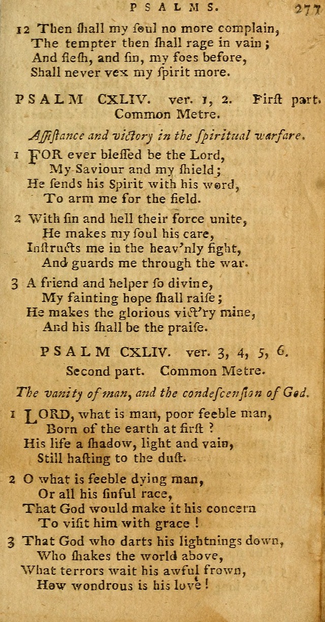 Psalms carefully suited to the Christian worship in the United States of America: being Dr. Watts