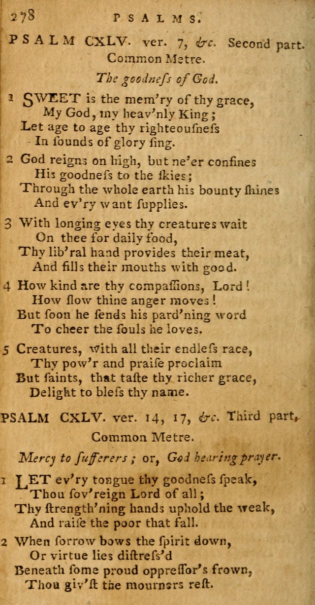 Psalms carefully suited to the Christian worship in the United States of America: being Dr. Watts