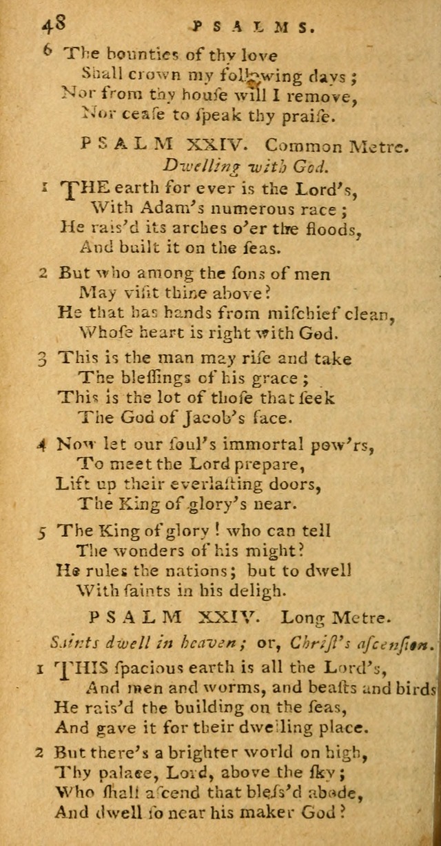 Psalms carefully suited to the Christian worship in the United States of America: being Dr. Watts