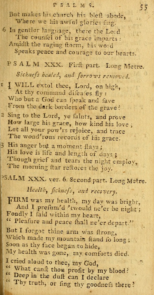 Psalms carefully suited to the Christian worship in the United States of America: being Dr. Watts