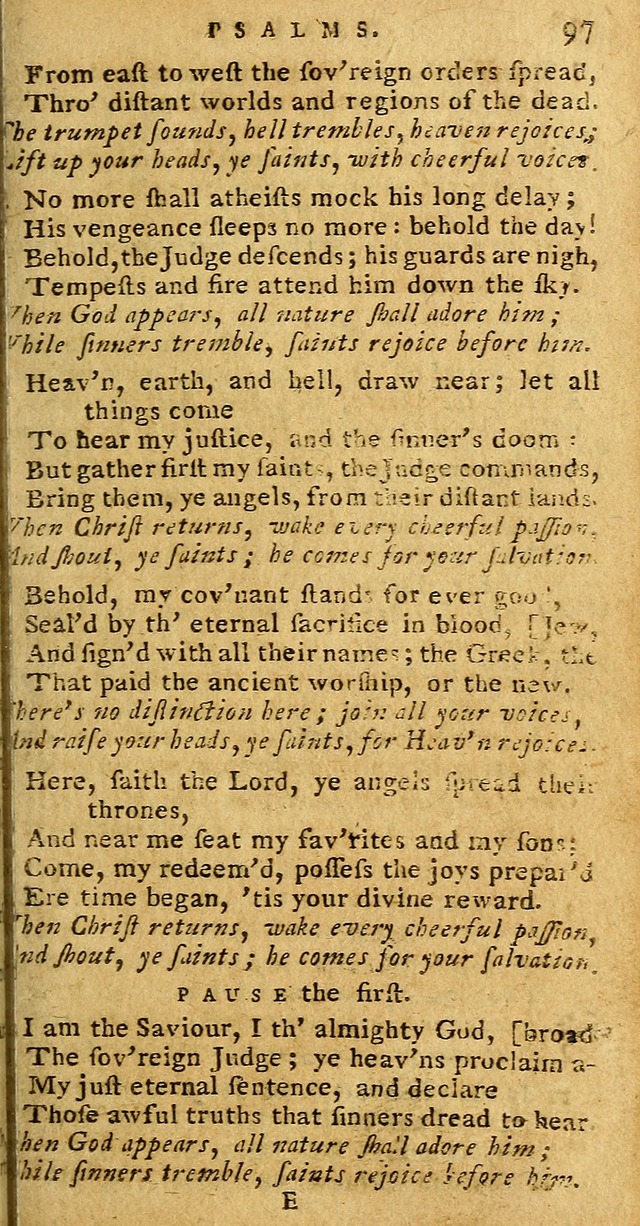 Psalms carefully suited to the Christian worship in the United States of America: being Dr. Watts