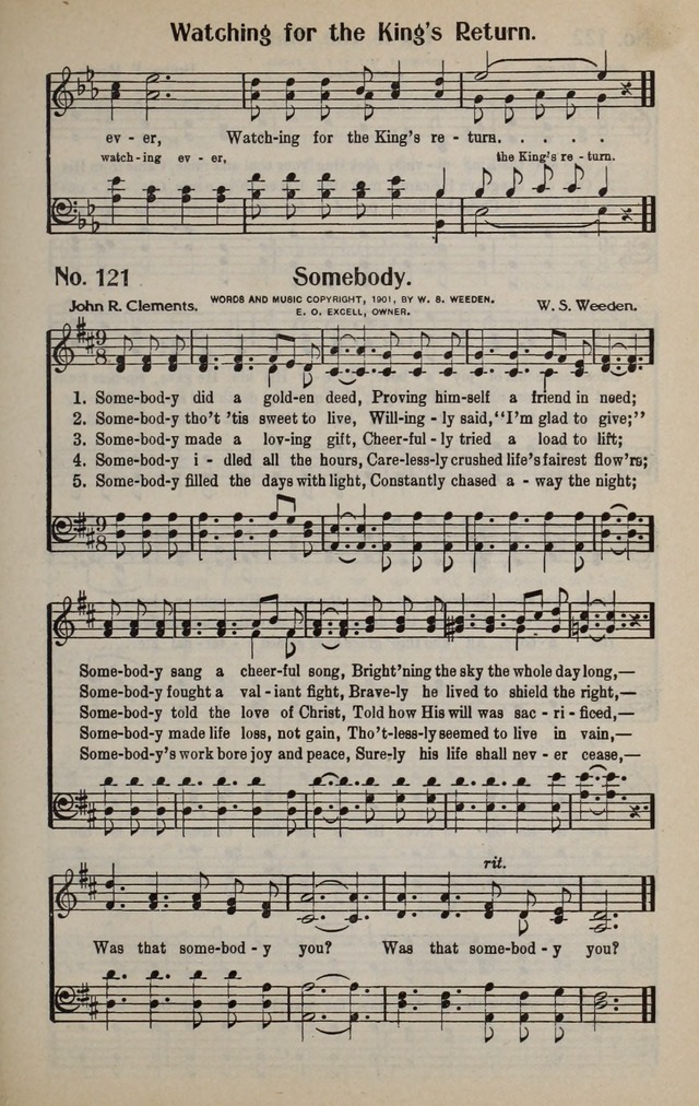 The New Praiseworthy: for the Church and Sunday School page 135