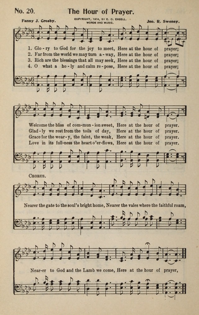 The New Praiseworthy: for the Church and Sunday School page 20