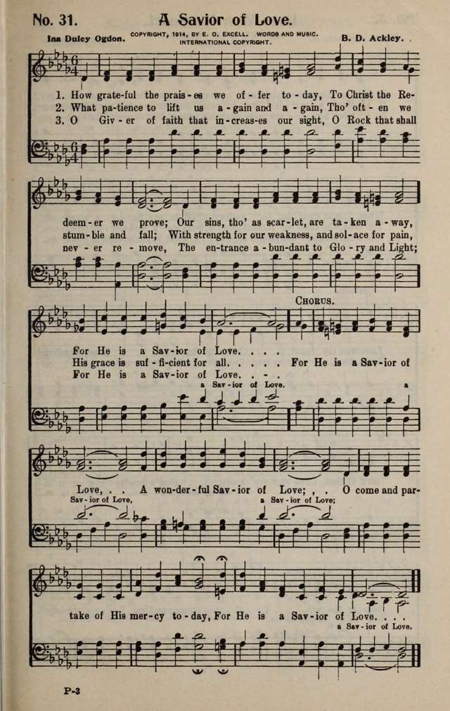 The New Praiseworthy: for the Church and Sunday School page 31