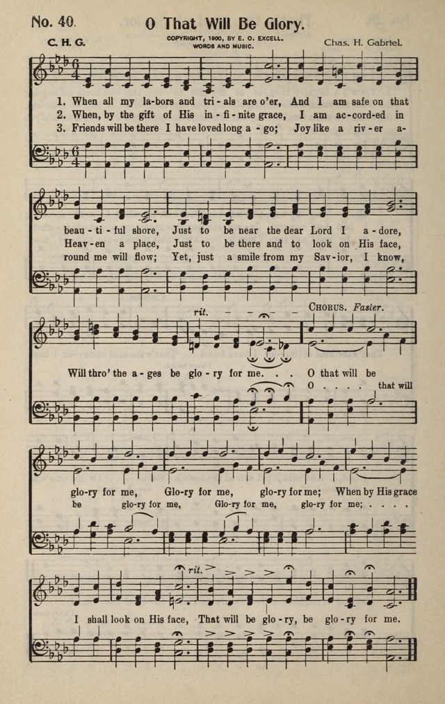 The New Praiseworthy: for the Church and Sunday School page 40