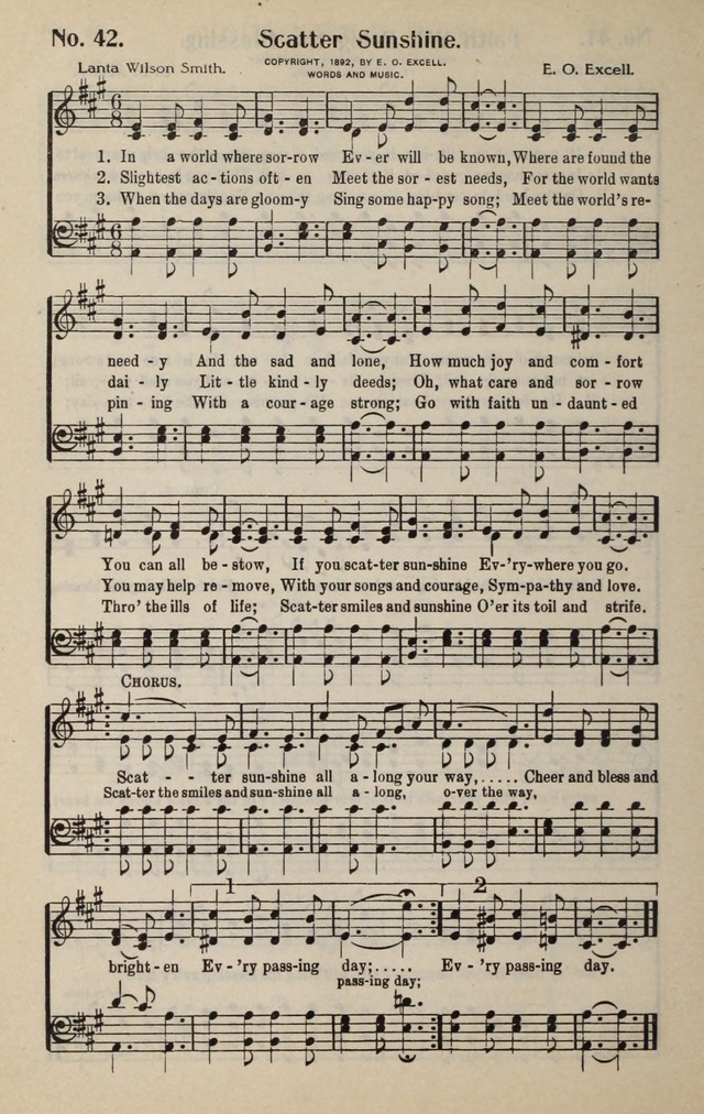 The New Praiseworthy: for the Church and Sunday School page 42