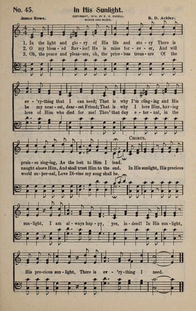 The New Praiseworthy: for the Church and Sunday School page 45