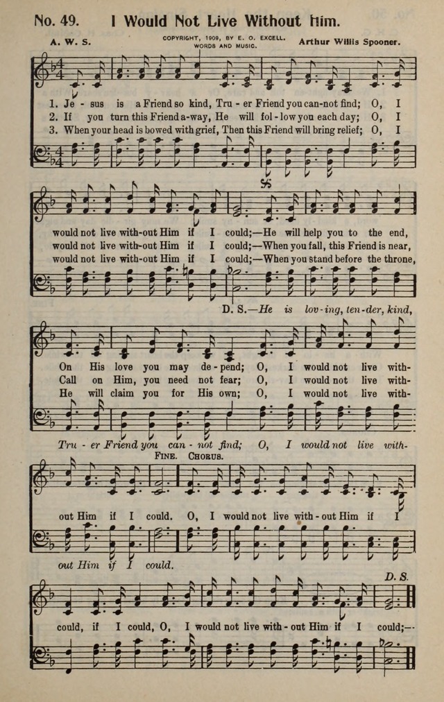 The New Praiseworthy: for the Church and Sunday School page 49