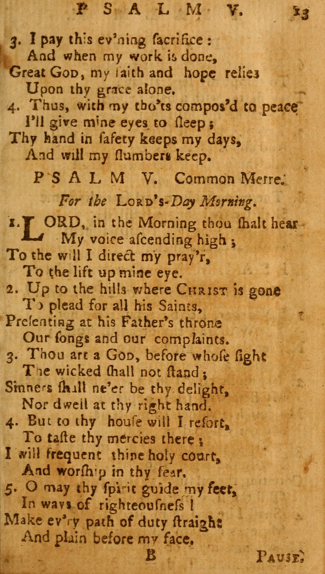 The Psalms of David: imitated in the language of the New Testament, and applied to the Christian state and worship page 13