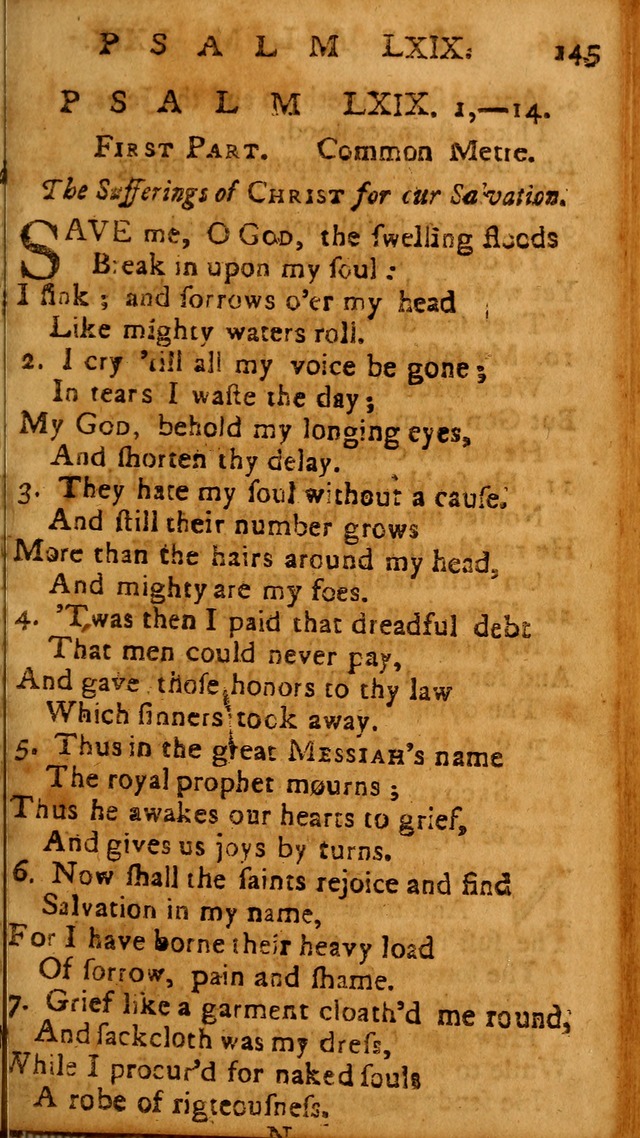 The Psalms of David: imitated in the language of the New Testament, and applied to the Christian state and worship page 145