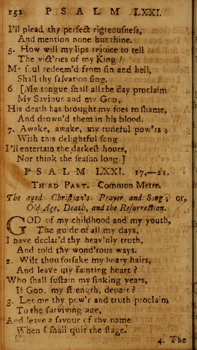 The Psalms of David: imitated in the language of the New Testament, and applied to the Christian state and worship page 152