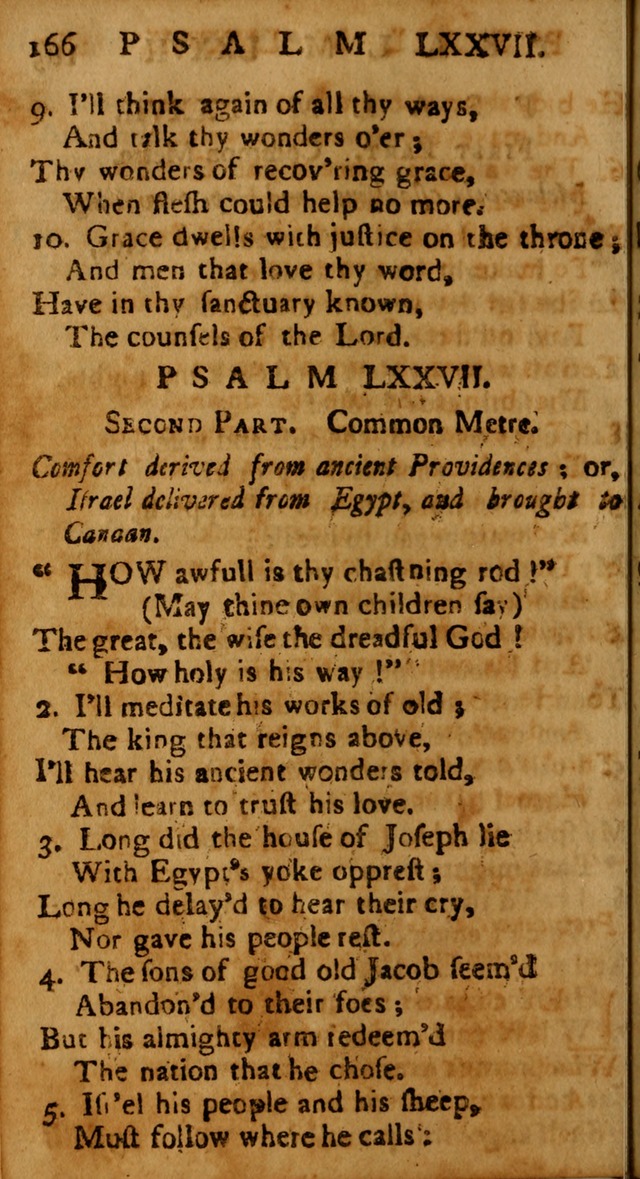 The Psalms of David: imitated in the language of the New Testament, and applied to the Christian state and worship page 166