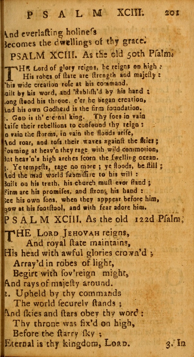 The Psalms of David: imitated in the language of the New Testament, and applied to the Christian state and worship page 201